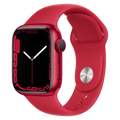 Apple-Watch-Series-7-41mm-Rood-Aluminium-Rood-Sportband