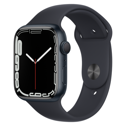 Apple-Watch-Series-7-45mm-Middernacht-Aluminium-Middernacht-Sportband
