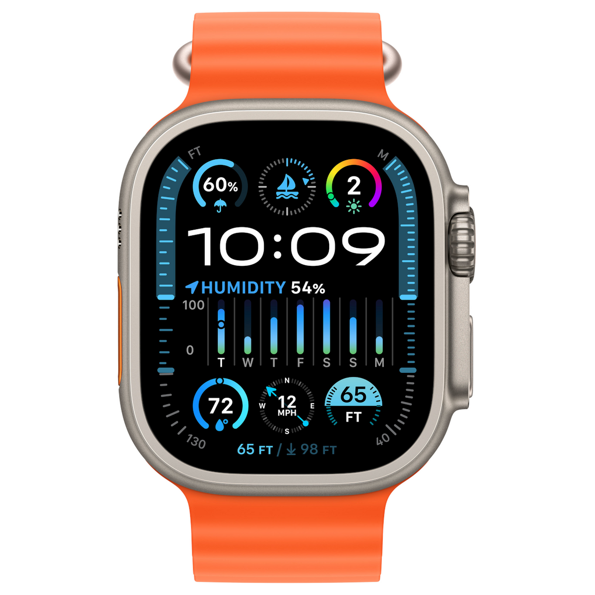 Apple-Watch-Ultra-2-49mm-Ocean-Band-Oranje-2