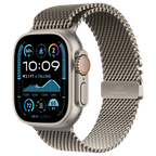 Apple Watch Ultra 2 49mm - Milanees band Naturel