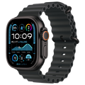 Apple Watch Ultra 2 Zwart 49mm - Ocean band Zwart