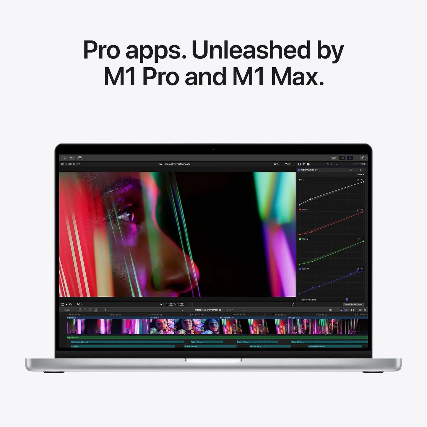 MacBook Pro 16-inch M1 Pro 10-core CPU & 16-core GPU 16GB 512GB - test-product-media-liquid1