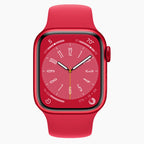 Apple Watch Series 8 GPS 41 mm rouge reconditionné - vue de face