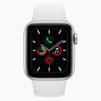 Refurbished Apple Watch bandje 44 mm / 45mm Sport wit - voorkant