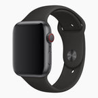 Refurbished Apple Watch bandje 40mm / 41mm Sport zwart - zijkant