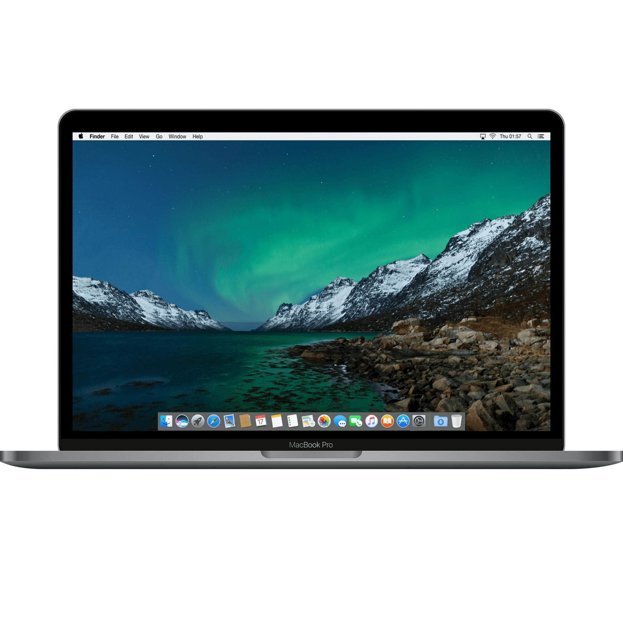MacBook Pro 15 inch Touchbar Hexa Core i7 2.2 16 GB 256 GB