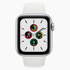 Apple Watch SE 2020 GPS 44 mm reconditionné argent - vue de face