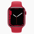 Refurbished Apple Watch Series 7 41 mm rood - voorkant