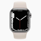 Refurbished Apple Watch Series 7 41 mm wit - voorkant