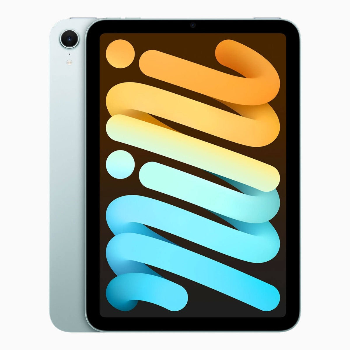Refurbished iPad mini 7 256 GB blauw - voorkant