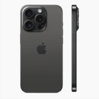 Refurbished iPhone 15 Pro 128 GB Titanium zwart - zijkant
