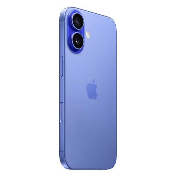 iPhone 16 reconditionné 128 GB bleu - vue arrière