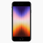 Refurbished iPhone SE 2022 128 GB zwart - voorkant