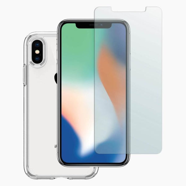 Coque iPhone + Screenprotector iPhone X/XS reconditionné - Transparent