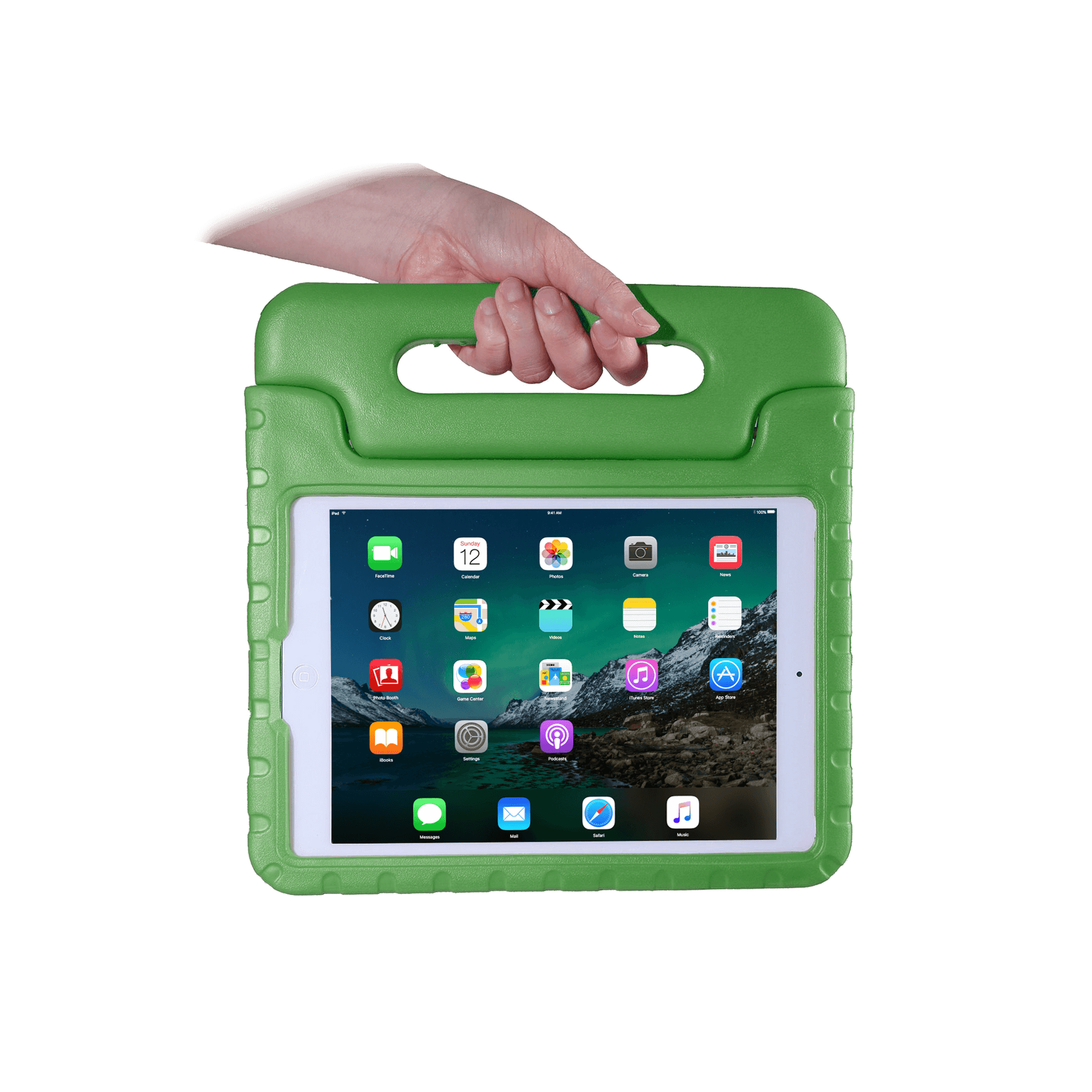 Refurbished Xccess Kinder iPad hoes voor iPad Air/Air 2/Pro 9.7/9.7 2017/2018 - Groen