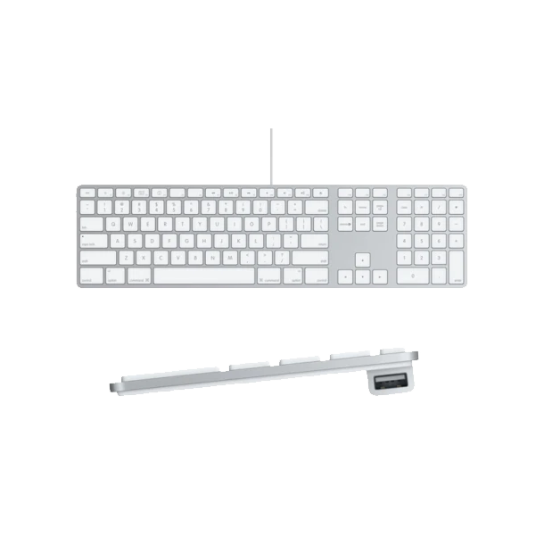Refurbished LMP Keyboard met Numeric Keypad (QWERTY - EUROPE/NL) - Wit