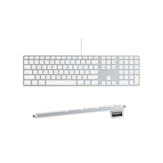 Refurbished LMP Keyboard met Numeric Keypad (QWERTY - EUROPE/NL) - Wit