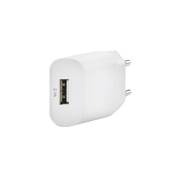 Xccess chargeur simple USB 2.1A - Blanc reconditionné