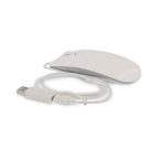Refurbished LMP Easy Stijlvolle Kabel Muis 2in1 USB-C & USB-A - Wit
