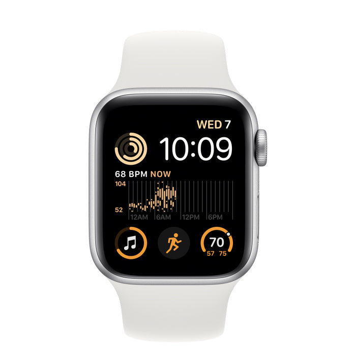 Watch SE 2020 40MM Zilver met Wit Sportbandje